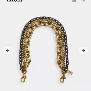 Coach Triple Chain Strap